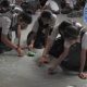 A Rangoli competition was organized at Vidyamanjari Jnanpeeth in Sihore city.