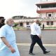 Chief Minister and dignitaries bidding farewell to Prime Minister Narendra Modi at Bhavnagar Airport