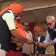 A felicitation ceremony was held by Rajput Samaj of Sihore taluk.