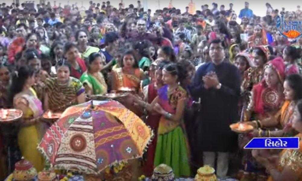 A grand Rasgarba was organized at the Model School of Sihore.