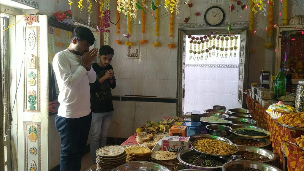 Thousands of devotees visited Annakoot on New Year at Thakar Temple and Mahalakshmi Temple in Sihore.