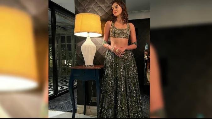 Ananya Pandey ready in green printed lehenga-choli, you will also be shocked to hear the price