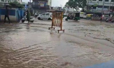 De-dhanadhan entry of rain in the evening in Sihore city and rural areas