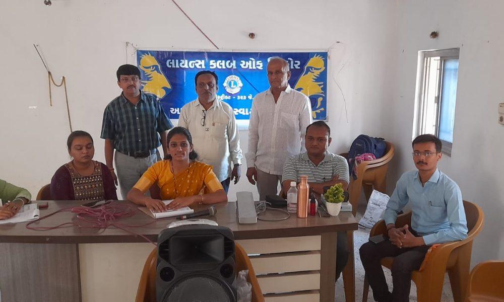 A medical camp was organized under the initiative of Lions Club Sihore and Akshar Ayurveda Hospital