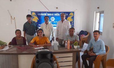 A medical camp was organized under the initiative of Lions Club Sihore and Akshar Ayurveda Hospital