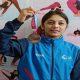 Bhavena's daughter Janvi Mehta won a bronze medal in the 36th National Games