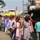 What was the face-to-face public relations with the traders in the presence of Congress youth candidate Rahvatsih Gohil.
