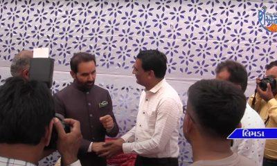 Limda village near Sihore hosted a charity reunion event by Shaktisih Gohil at his hometown.