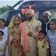 A helicopter reached Rajpara village in Sihore taluk to pick up Varghodiya.