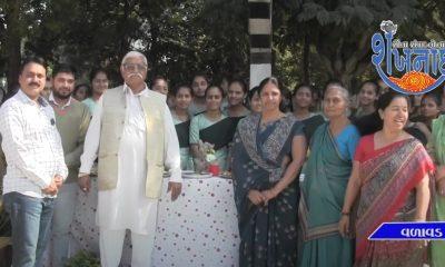 Swanyam Pak was organized in Kanya Vidhalaya School at Kaavad village of Sihore taluk.