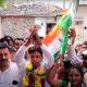 Congress candidate Jagdishbhai Chavda filled the nomination form for Gadda assembly seat.