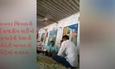A video of buying votes of an assembly seat in Bhavnagar district is viral Borrowers of lakhs of rupees