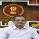 District Collector D appealing to vote accepting my responsibility slogan. K. Parekh