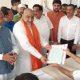 BJP candidate Shunbhuprasad Tundia filed his candidature for Garhda seat, CR Patil was present.