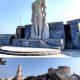 The construction of the country's second largest statue of Baahubali in Sihore Songadh has started in full swing.