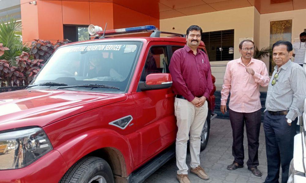 Officials of Bhavnagar Disaster Management visited Sihore Municipal Fire Department