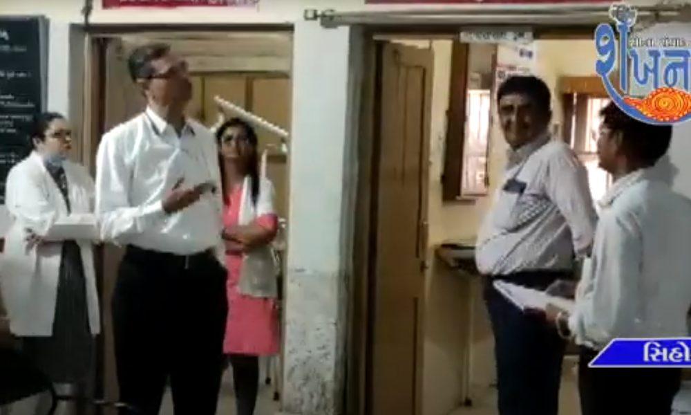 district-health-officer-manish-fancy-paid-a-surprise-visit-to-sehore-government-hospital