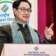 Local languages should also be given priority in the Indian judicial system, said Kiran Rijiju in Tamil Nadu