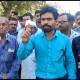 In the Dalit area at Laavad, there was anger among the people who were illegally forced.