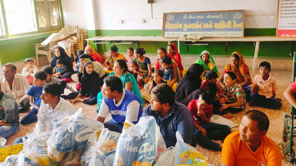 World Disability Day celebration by disabled children in Talaja