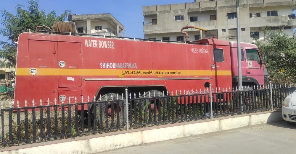 Sihore Municipal Fire Bowser has run only 5000 kms and is dusty