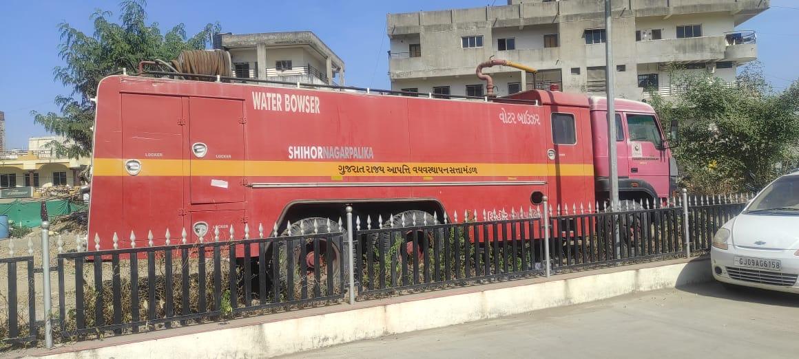 Sihore Municipal Fire Bowser has run only 5000 kms and is dusty