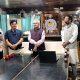 Top officials visiting Farmer Producers Institute at Amargarh, Sihore