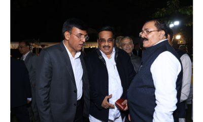 After the victory in the Gujarat Legislative Assembly, Gujarat MPs held a get-together in Delhi