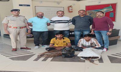 Bhavnagar: Two persons arrested for stealing AC wires and compressors kept at LIC premises
