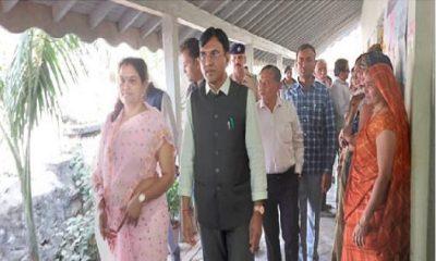 Union Health Minister Dr. Mansukh Mandaviya voted at Palitana