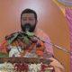 A large number of people are reciting Shiva Katha at Sihore Railway Station Siddheshwar Mahadev Mandir.