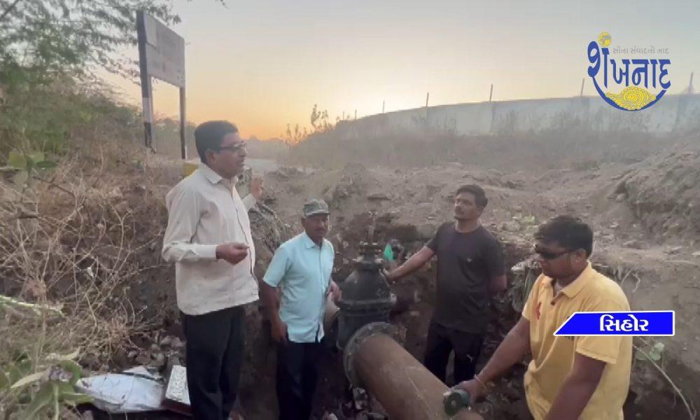 The problem will ease in Ward 5 and 9 area of Sihore amid the clamor for water.