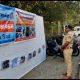Pictures of injured birds were exhibited by Rajahans Nature at Bhavnagar...