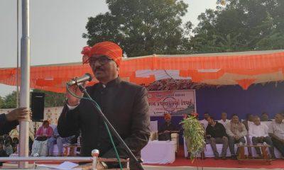 Grand Celebration of 74th Taluka Level Republic Day at Rajpara Khodiyar, Sihore - Day Collector Dilip Singh Vala unfurled the National Flag