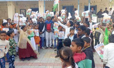Republic Day celebration in Khambha village of Sihore