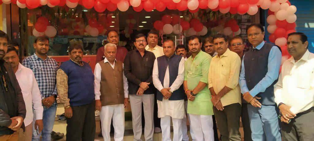 EROK state-of-the-art mobile and electronics showroom opened at Sihore by Swarupananda Swamiji