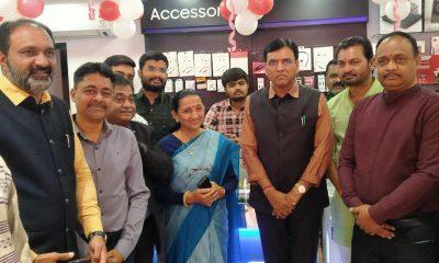 EROK state-of-the-art mobile and electronics showroom opened at Sihore by Swarupananda Swamiji