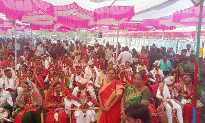 Daughter Jagat Jan..Bhavya Samuh Lagnatsav organized by Koli Sena and Mukeshbhai Sitaram at Sihore