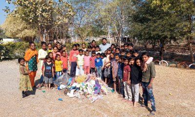 environmental-activity-by-bhangarh-primary-school-children-hanging-ropes-were-collected-and-destroyed-in-the-village