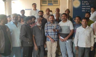 Farmers' protest at Sihore GEB office: Farmers demand daytime electricity
