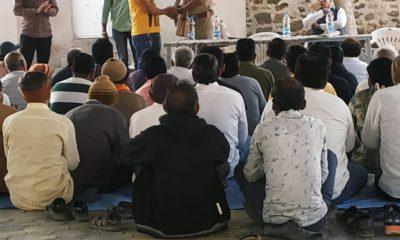 Police assurance to teach anti-social elements a proper lesson; A folk darbar was held at Mota Surka village in Sihore