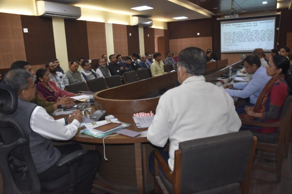 A meeting of Bhavnagar District Coordination and Grievance Committee was held under the chairmanship of the Collector