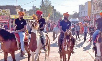 nine-horse-riders-reached-somnath-from-thalaja-to-pay-tribute-to-veer-hamirjis-venture