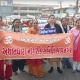 A rally and petition was given demanding implementation of Ashant Act in Hindu areas of Bhavnagar city