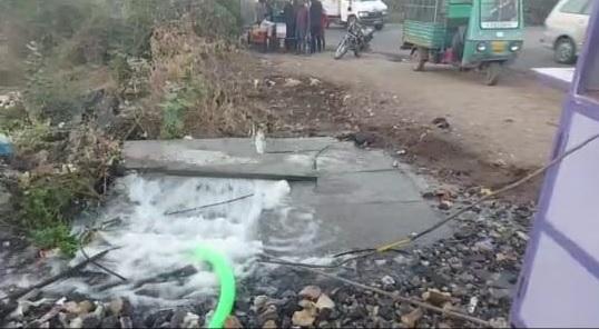 Supply disrupted in Sihore as water line breaks near Ghangli, city will be deprived of drinking water