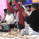'Kama' entertained the crowd at the Lokdir in Sehore Town Hall