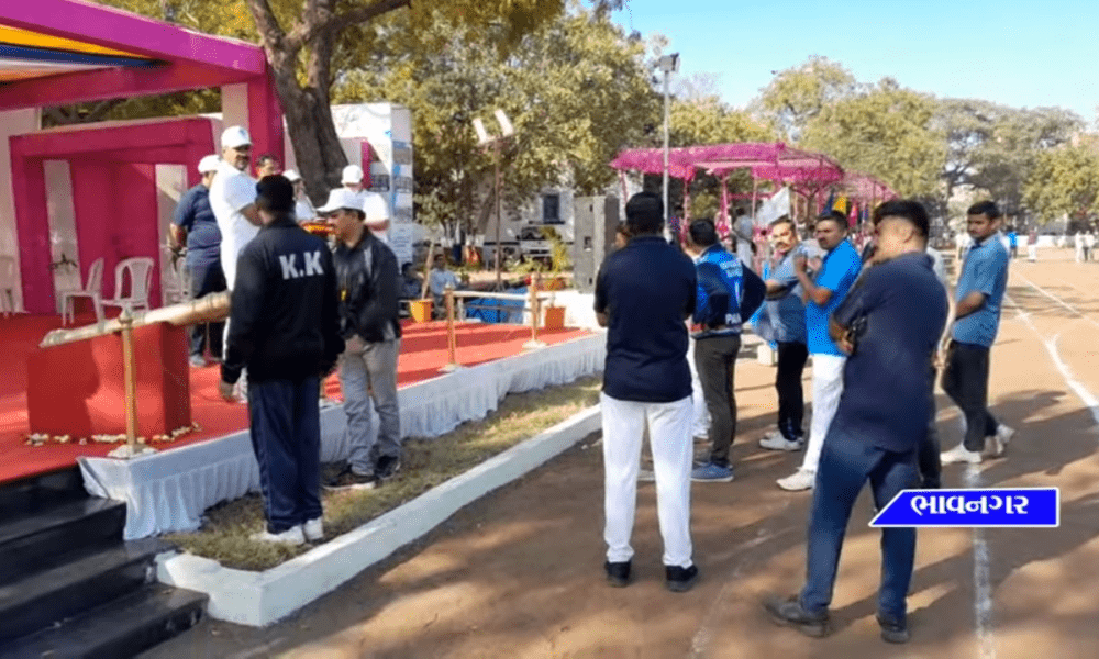 Bhavnagar Police Athletics Program held