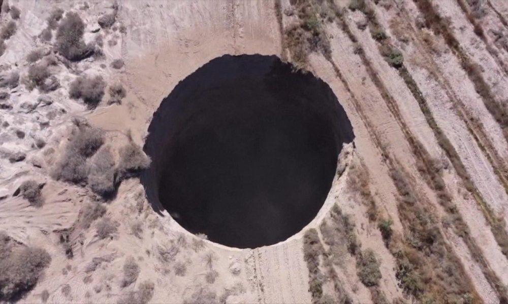 A mysterious crater large enough to contain the entire White House has formed in Chile