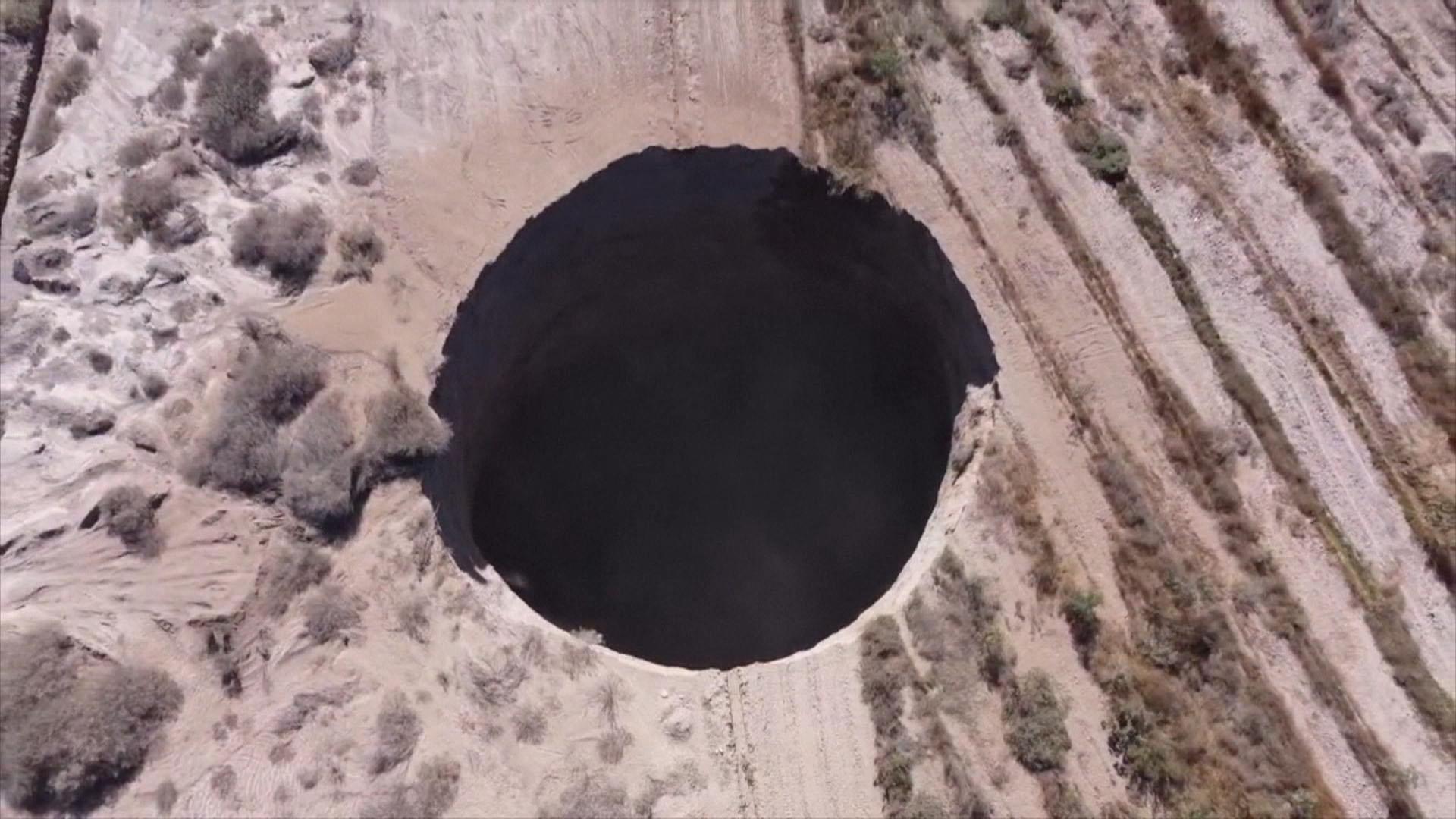 A mysterious crater large enough to contain the entire White House has formed in Chile
