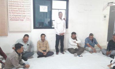 Sihore municipality paid tribute to late employee Jigneshbhai